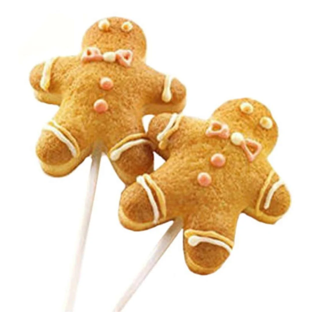 Set 2 Stampi Dolci Ginger Man Pop 75x67 mm SILIKOMART