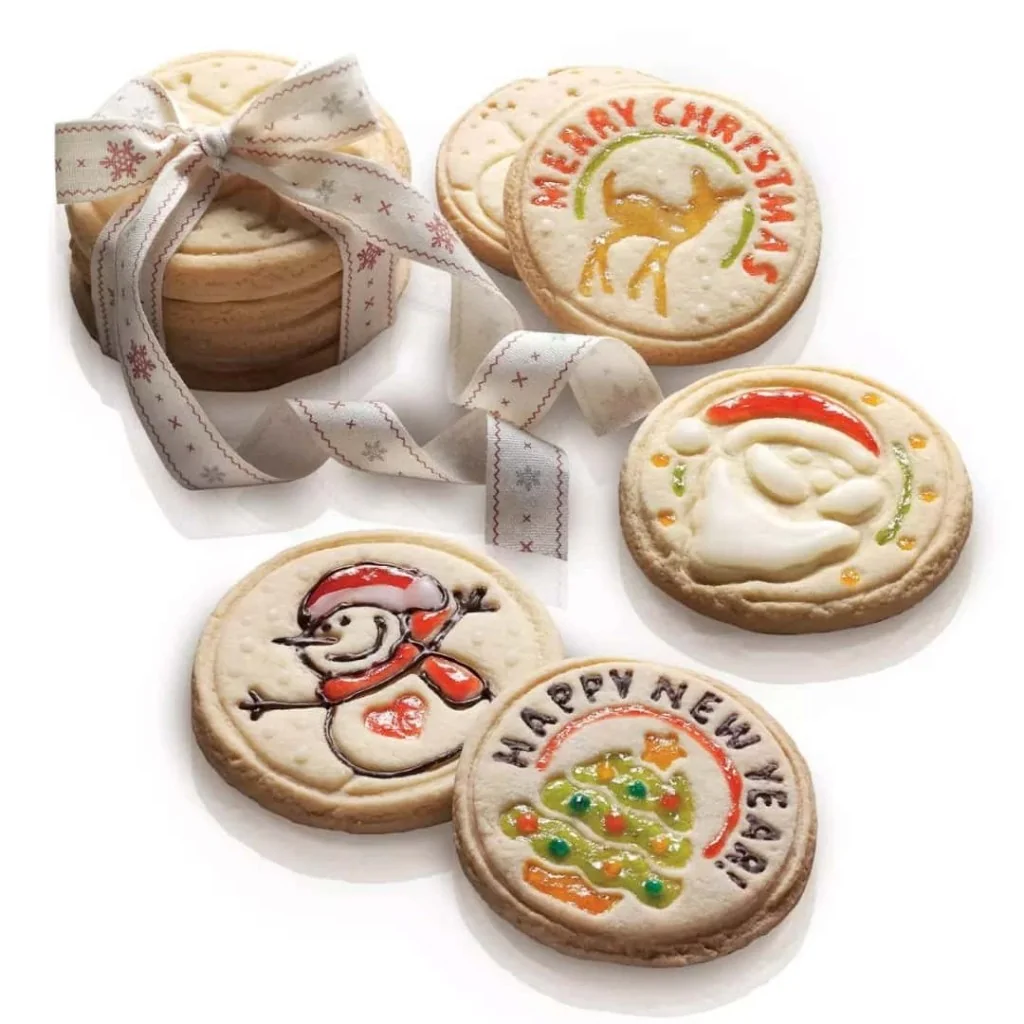 Set 4 Stampi Silicone Biscotti Xmas Stamp 73 mm SILIKOMART