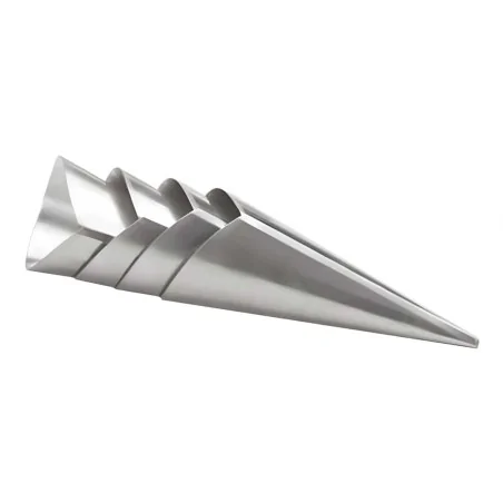 Coni Panna Acciaio Inox 113x40 mm 4pz EVA COLLECTION
