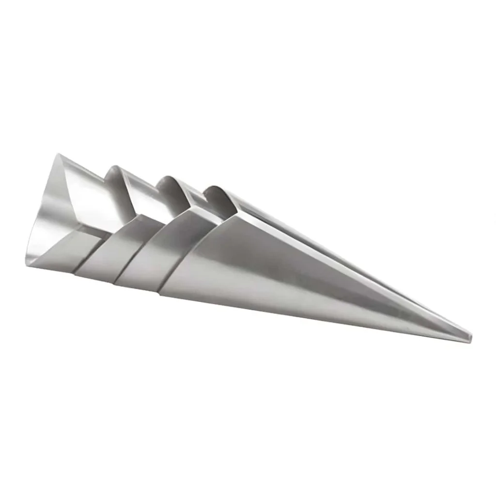 Coni Panna Acciaio Inox 113x40 mm 4pz EVA COLLECTION