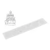 Tappeto Silicone Happy Birthday 8x40x1,8 cm SILIKOMART
