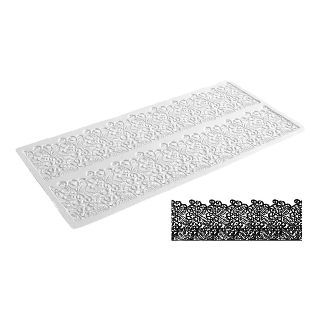 Tappeto Silicone Decora Torte Dentelle 40x20 cm SILIKOMART