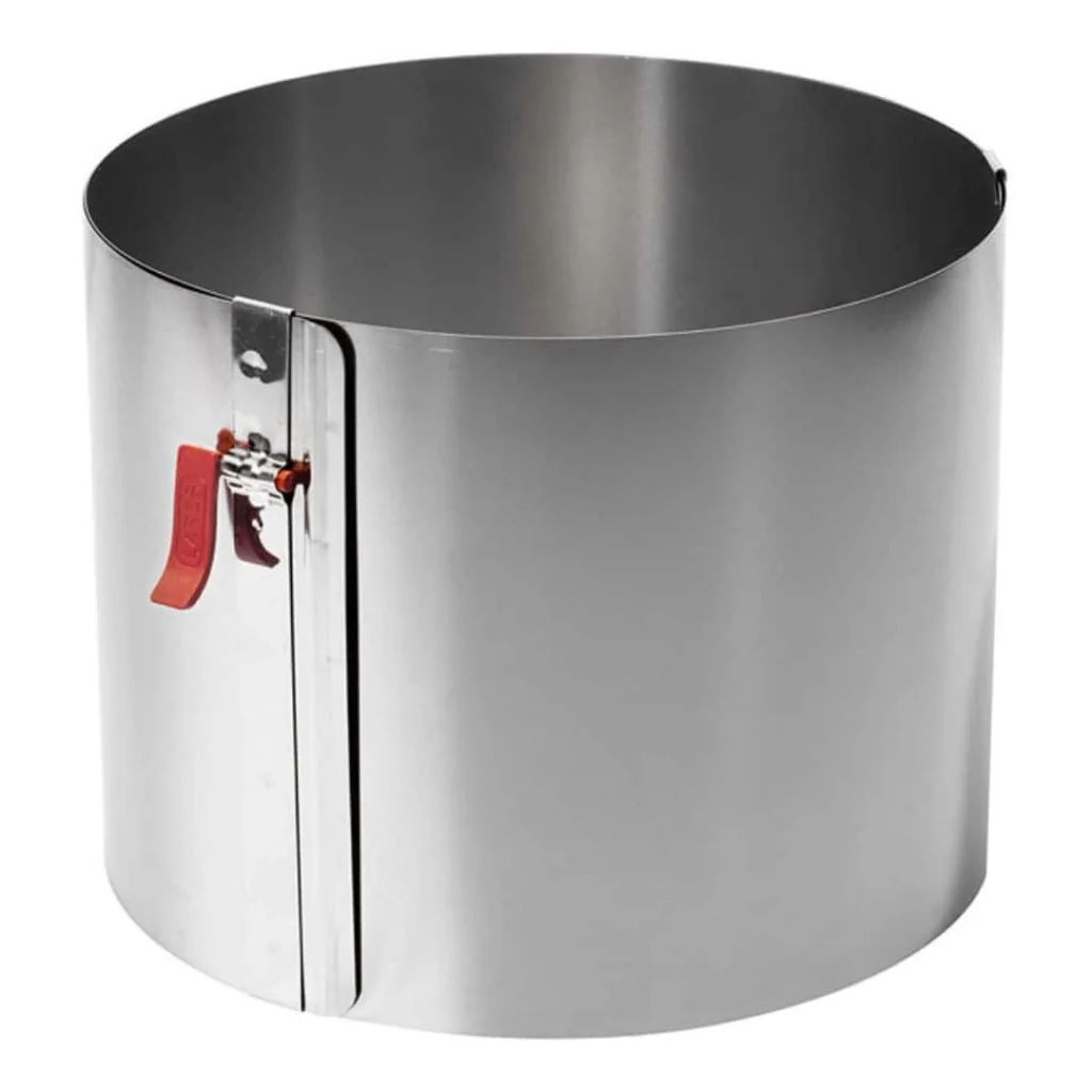 Anello Torta Apribile Acciaio Inox ø 17-30 cm h 15 cm 