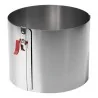 Anello Torta Apribile Acciaio Inox ø 17-30 cm h 15 cm 