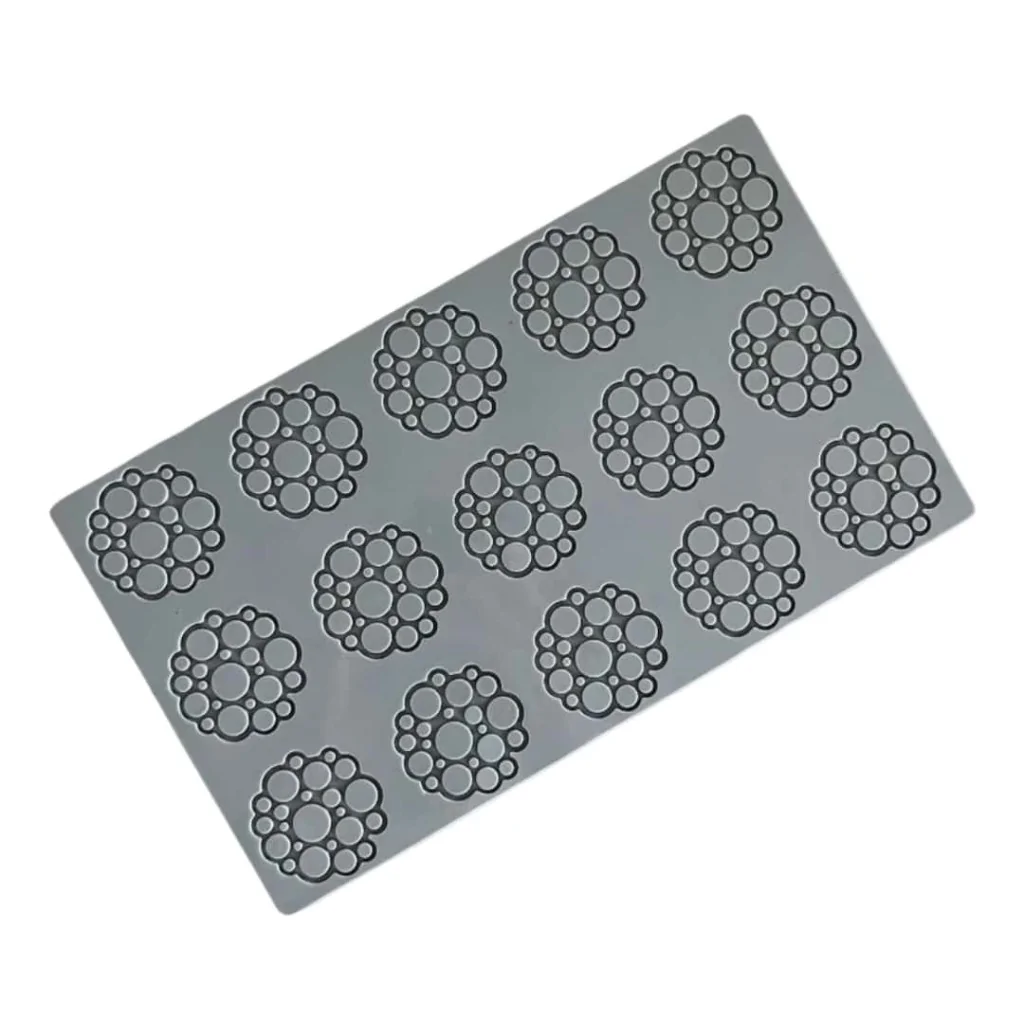 Tappetino Decorazioni Silicone Cerchi Tondi PAVONI