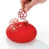 Tappetino Decorazioni Silicone Corona di Cuori PAVONI