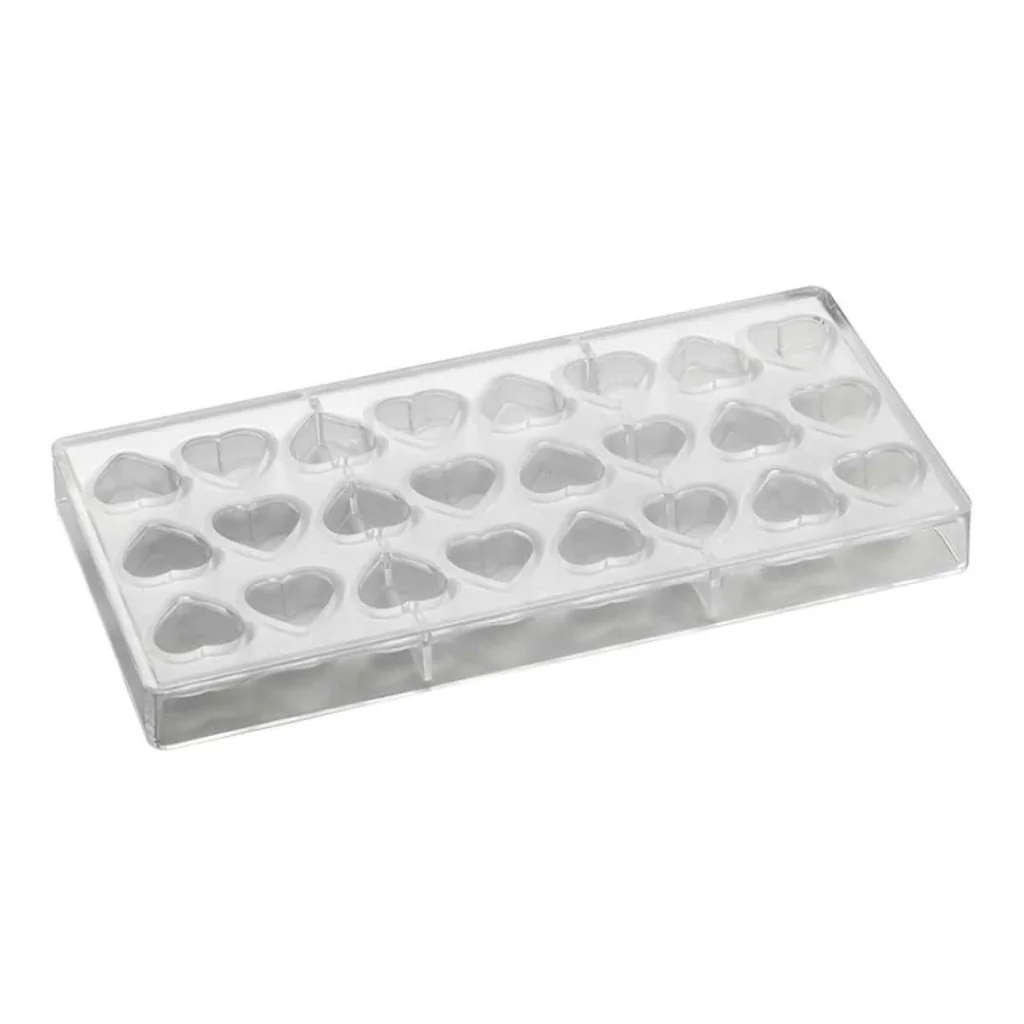 Stampo Praline Cioccolato Cuore 24 Impronte PAVONI
