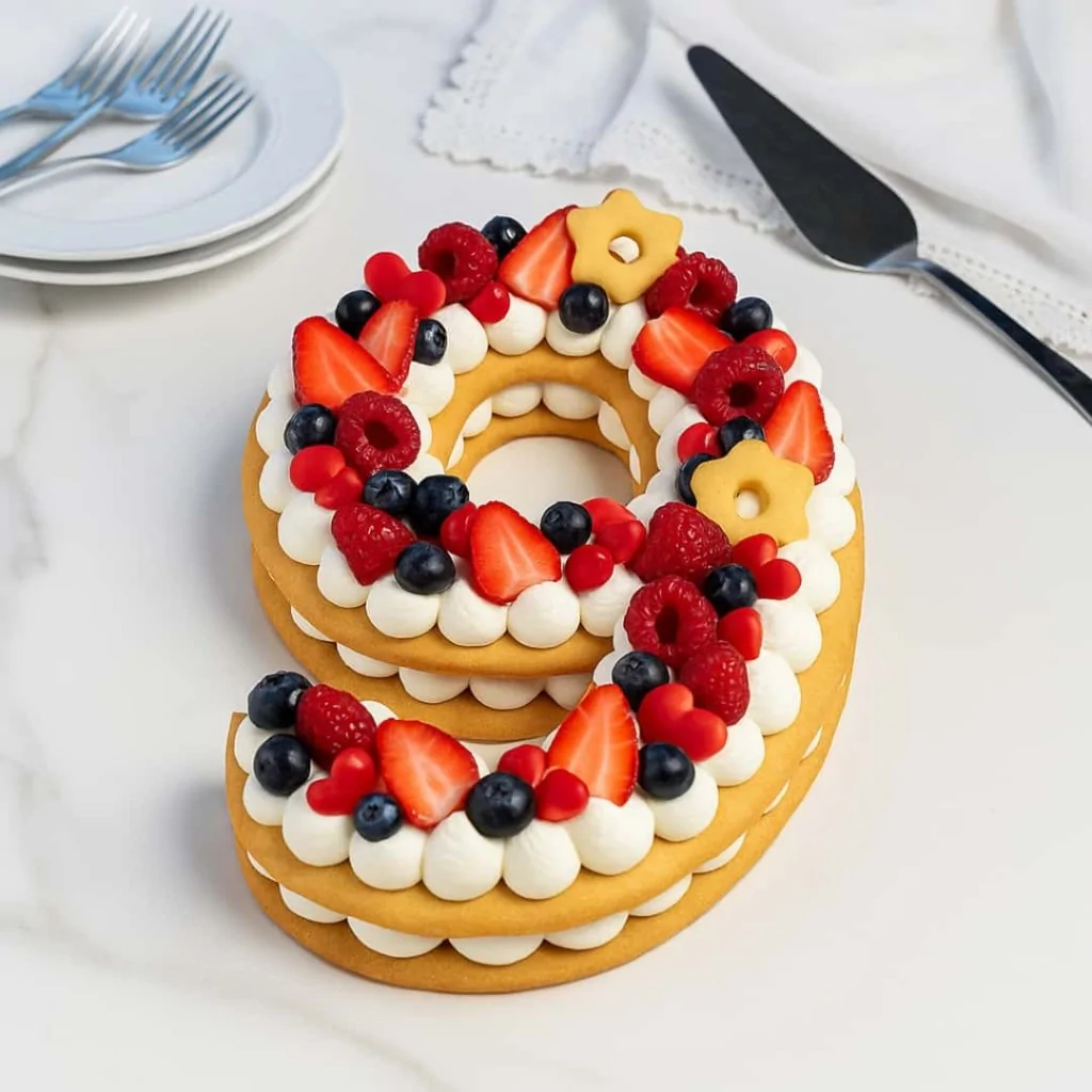 Fascia Torta Number Cake N° Nove 30 cm MARTELLATO