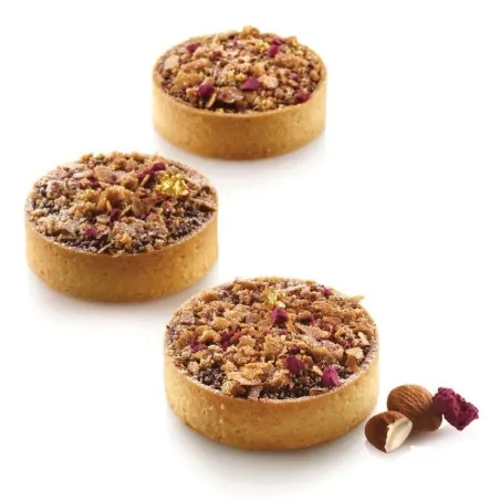 Kit 8 Anelli Torta Tarte Ring Tondi ø 7 cm SILIKOMART