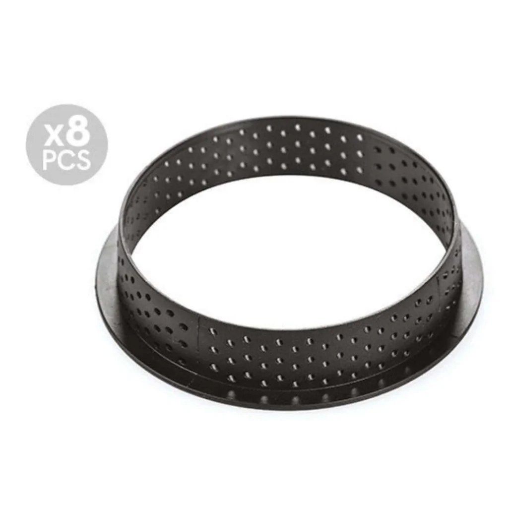 Kit 8 Anelli Torta Tarte Ring Tondi ø 7 cm SILIKOMART