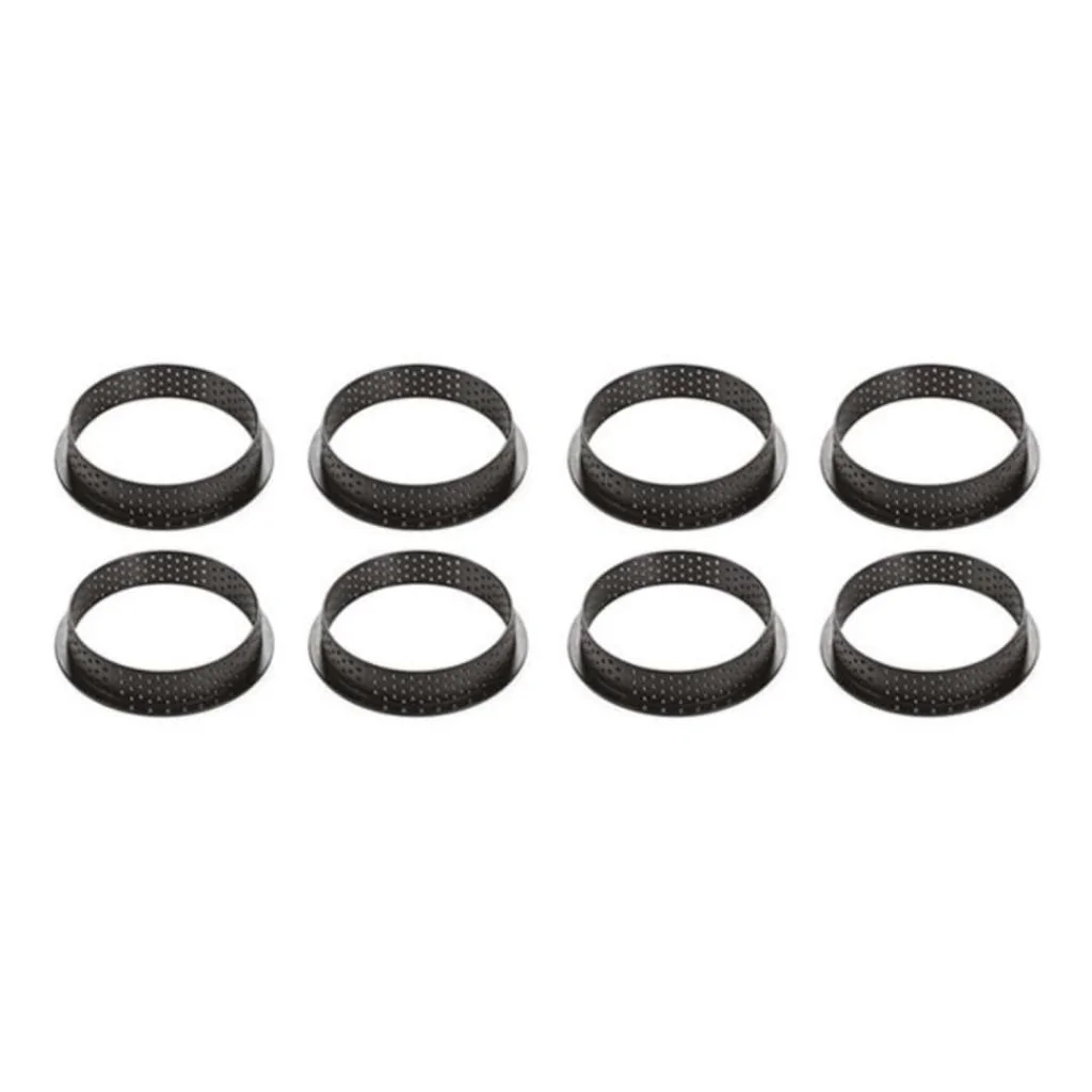 Kit 8 Anelli Torta Tarte Ring Tondi ø 7 cm SILIKOMART