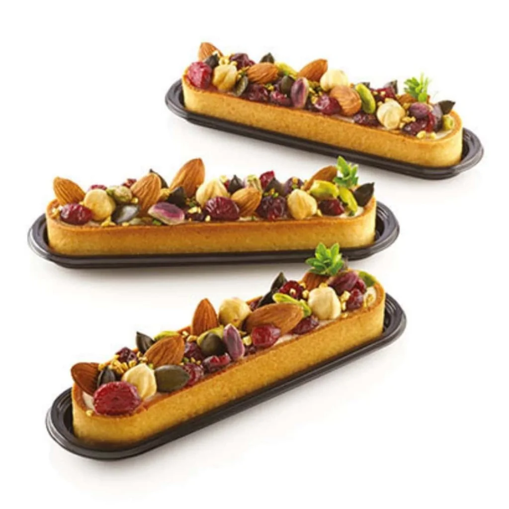 Kit 6 Anelli Torta Tarte Ring Ovali 146x34 mm SILIKOMART