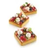 Kit 6 Anelli Torta Tarte Ring Quadrati 8x8 cm SILIKOMART
