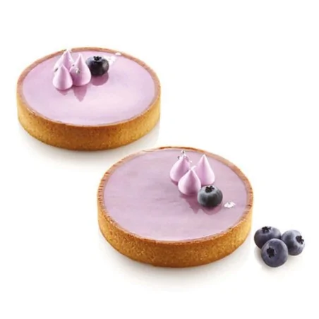 Kit 4 Anelli Torta Tarte Ring Tondi ø 10 cm SILIKOMART