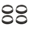 Kit 4 Anelli Torta Tarte Ring Tondi ø 10 cm SILIKOMART