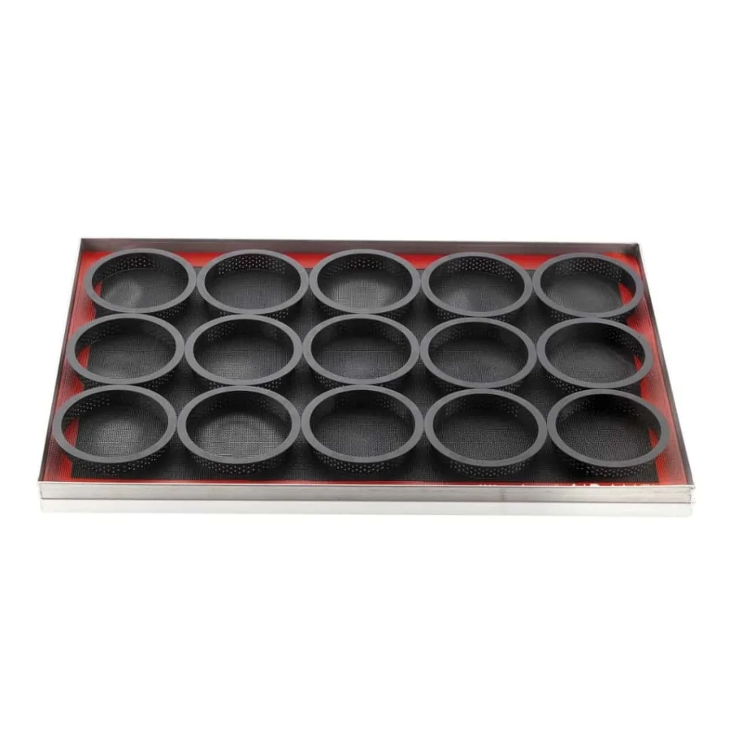 Kit 4 Anelli Torta Tarte Ring Tondi ø 10 cm SILIKOMART