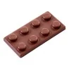 Stampo Cioccolato Snack Mattoncini Giocattolo 45x23x6 mm