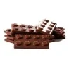 Stampo Cioccolato Snack Mattoncini Giocattolo 45x23x6 mm