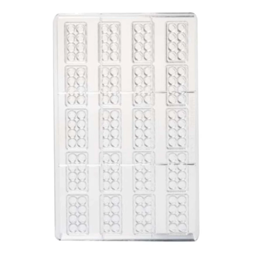 Stampo Cioccolato Snack Mattoncini Giocattolo 45x23x6 mm