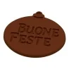 Stampo Cioccolatini Buone Feste Natale MARTELLATO