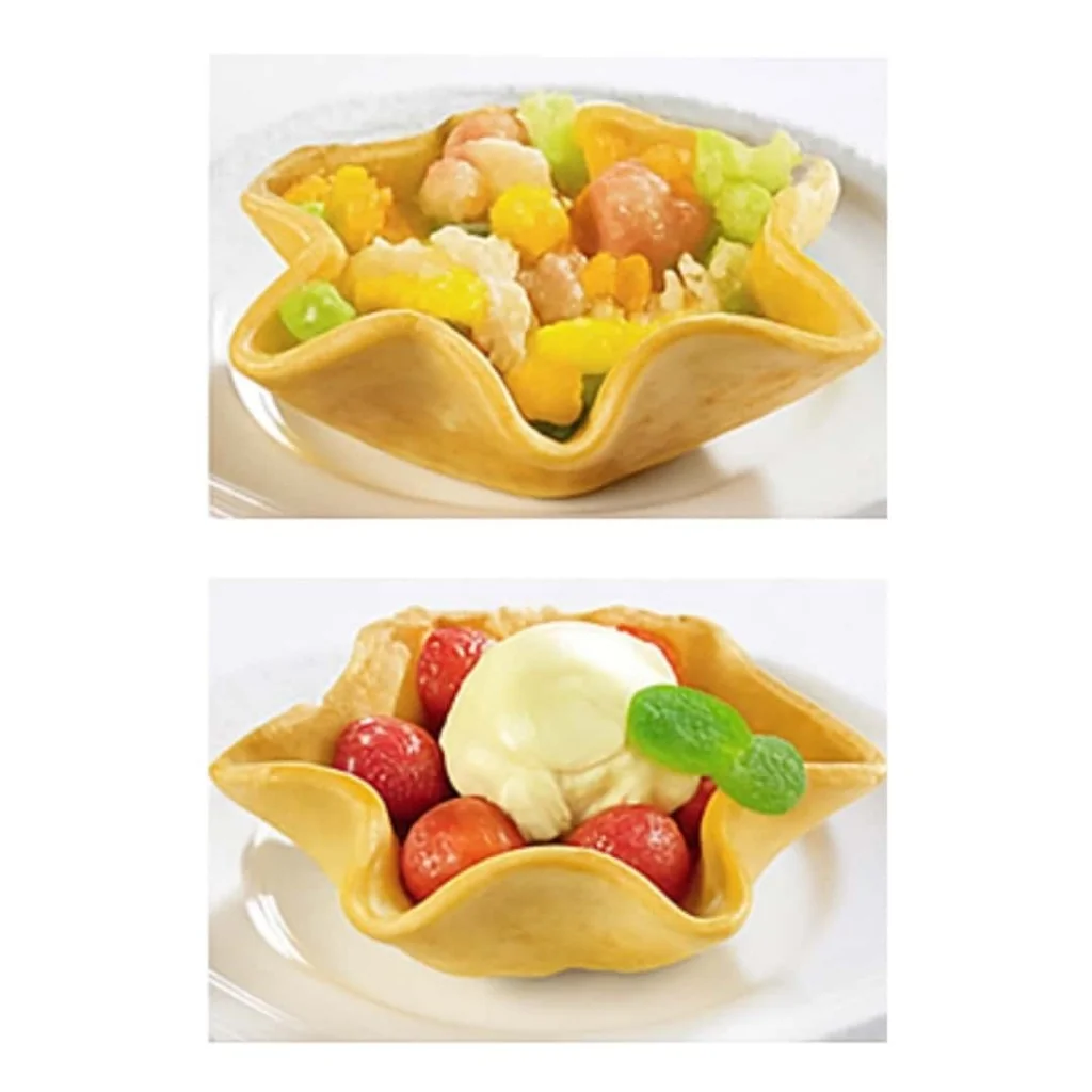 Set 4 Stampi Canestrini Antiaderenti 17 cm EVA COLLECTION