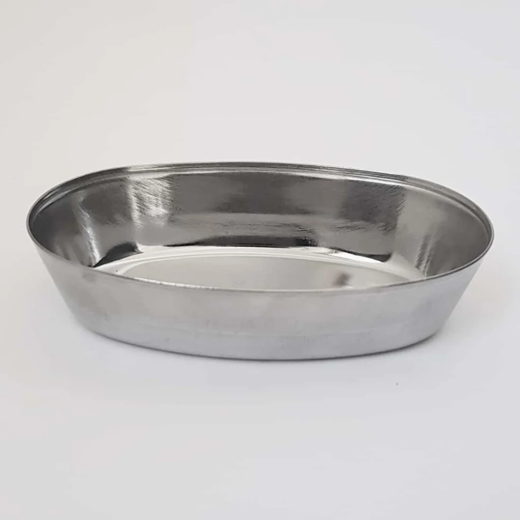 Stampo Pasticciotto Leccese Grande Ovale Acciaio Inox Amagnetico