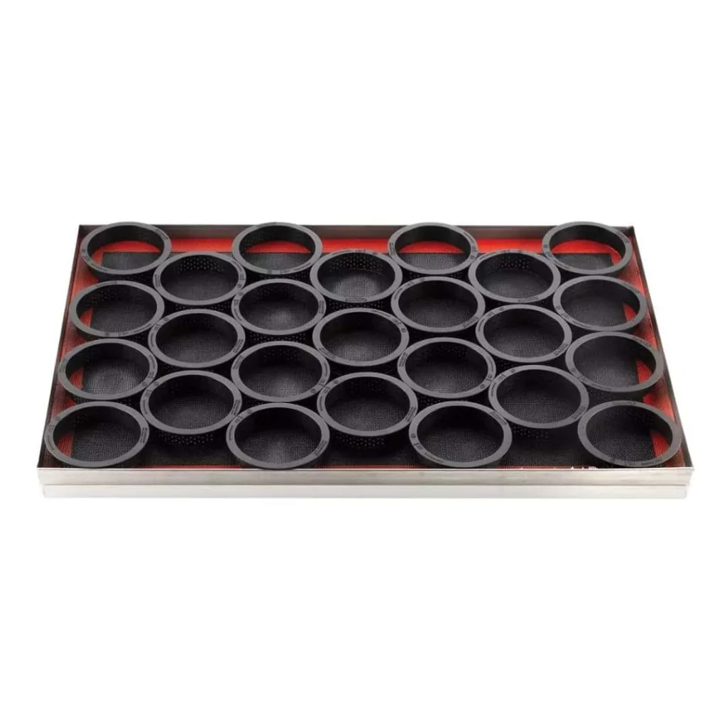 Kit 6 Anelli Torta Tarte Ring Tondi ø 8 cm SILIKOMART
