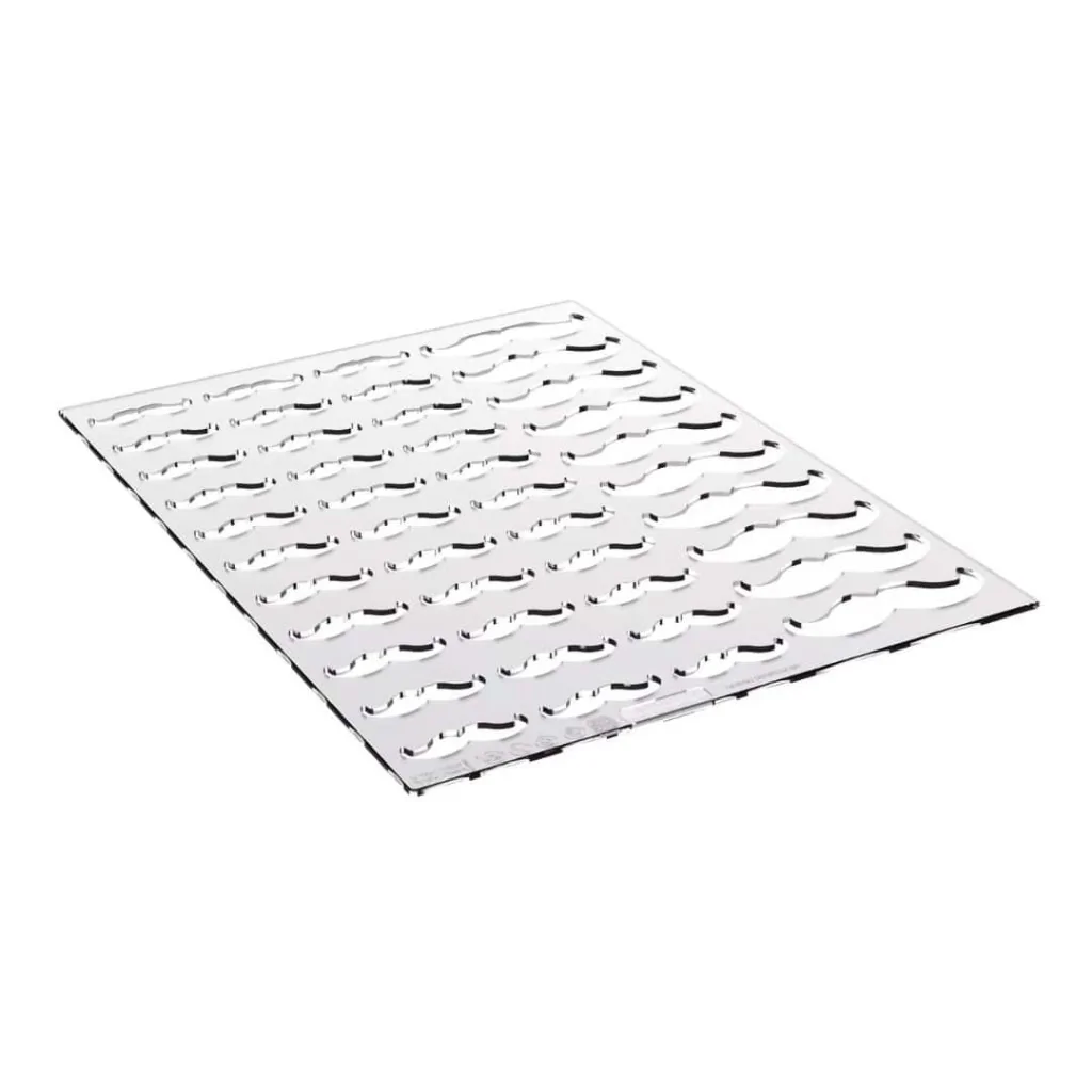 Set 2 Stampi Silicone Chablon Mustache 39x12 - 70x21 mm