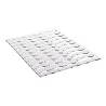 Set 2 Stampi Silicone Chablon Mustache 39x12 - 70x21 mm