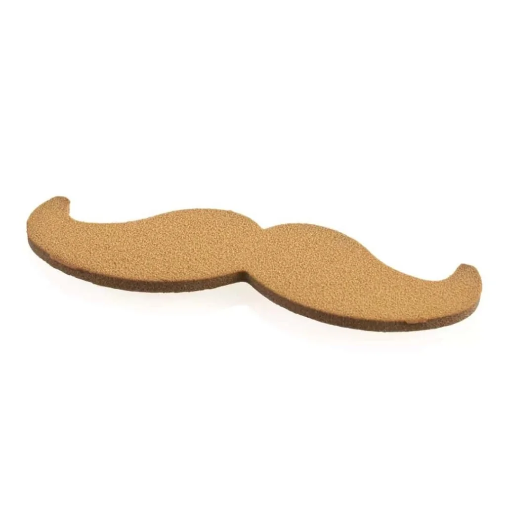 Set 2 Stampi Silicone Chablon Mustache 39x12 - 70x21 mm