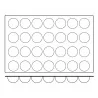 Stampo Silicone 28 Semisfere 70 H 35 mm SILIKOMART