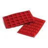 Stampo Silicone N° 24 Savarin Piccoli Quadrati 33x33x20 mm