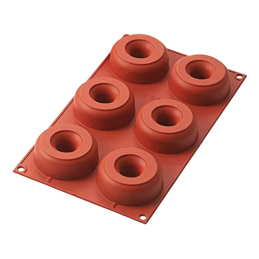 Stampo Silicone Ciambelle Donuts ø 75/25 H 28 mm SILIKOMART