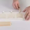 Set 2 Stampi Silicone Stecco Gelato Gattino 88,5x82x22 mm