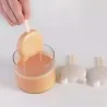 Set 2 Stampi Silicone Stecco Gelato Gattino 88,5x82x22 mm