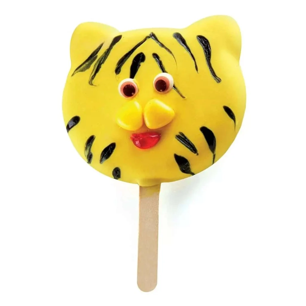 Set 2 Stampi Silicone Stecco Gelato Gattino 88,5x82x22 mm