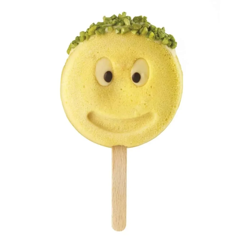 Set 2 Stampi Silicone Stecco Gelato Mr Funny 83 H 22,5 mm
