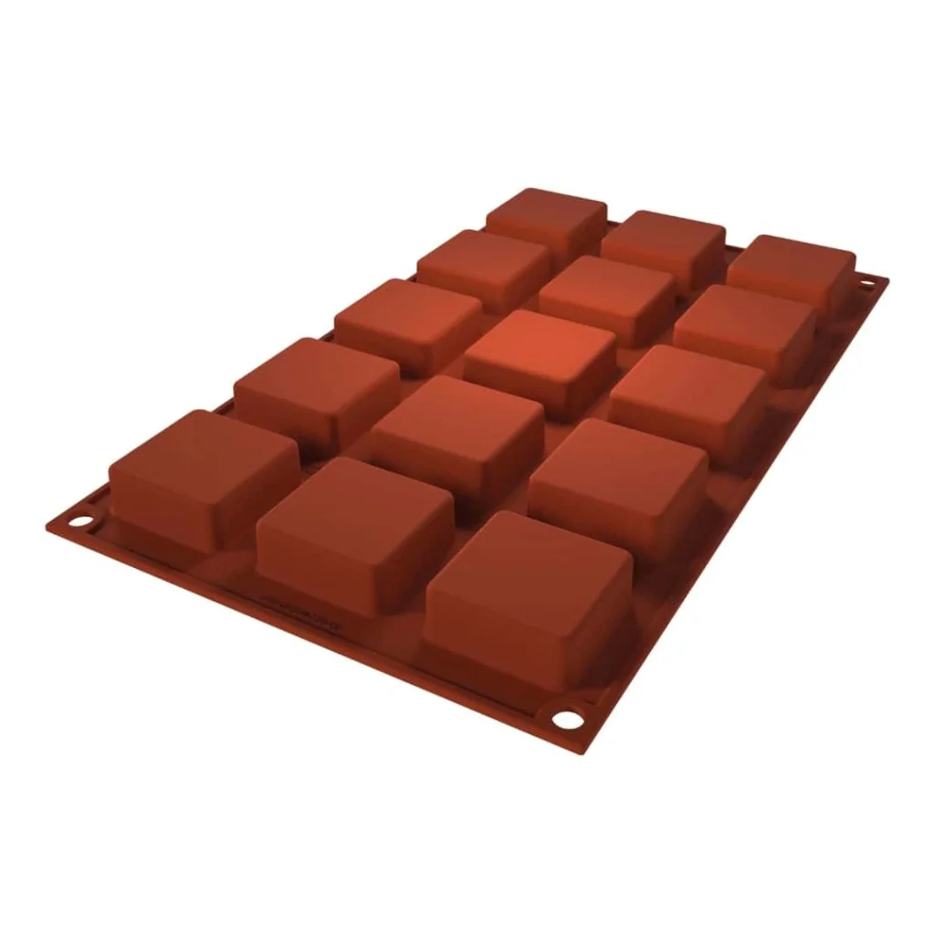Stampo Silicone N°15 Monoporzioni Mauresque Square 40x40 mm