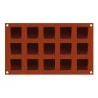 Stampo Silicone N°15 Monoporzioni Mauresque Square 40x40 mm