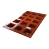 Stampo Silicone N°15 Monoporzioni Mauresque Square 40x40 mm