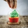 Set 6 Pirottini Muffin Silicone Rossi ø 68 h 32 mm SILIKOMART