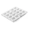 Set 2 Stampi Silicone Biscotto Gelato Mini Double 71x49x21 mm