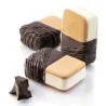 Set 2 Stampi Silicone Biscotto Gelato Mini Double 71x49x21 mm