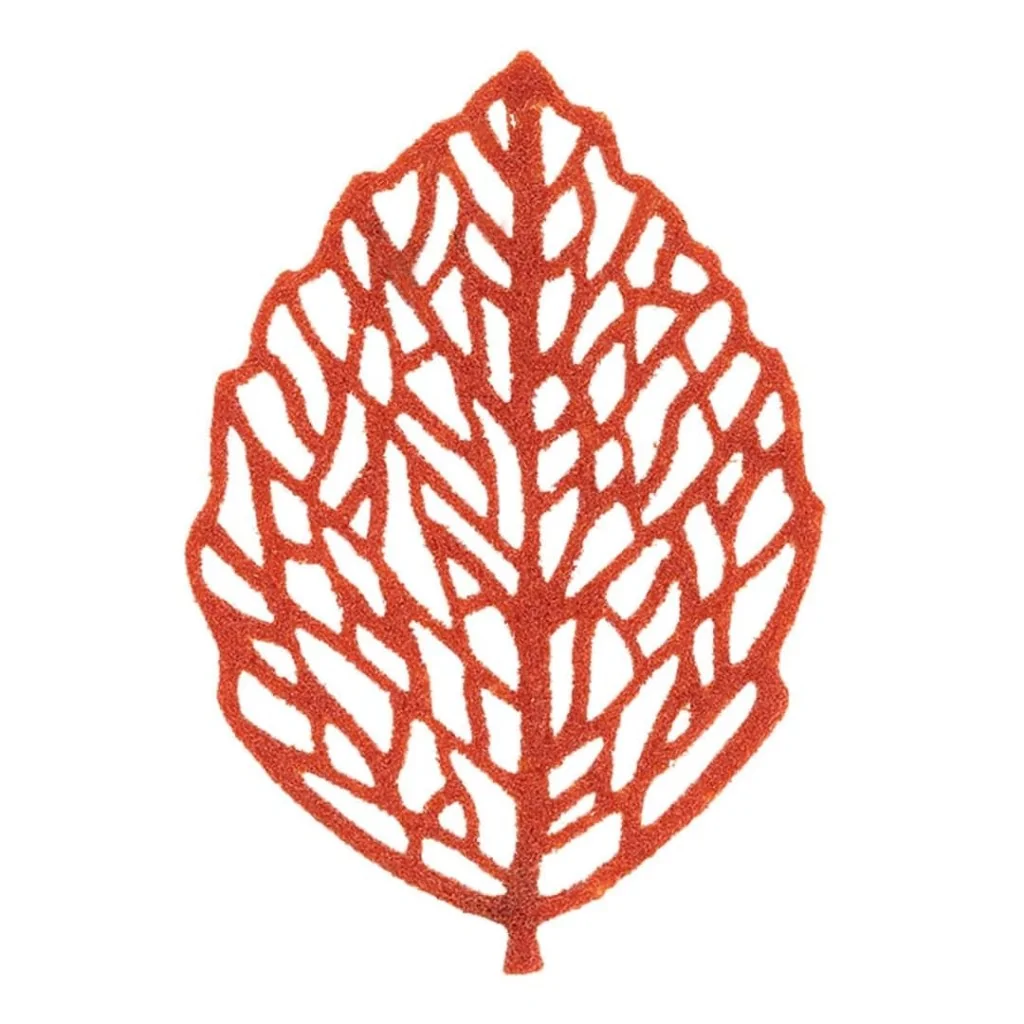Stampo Silicone N° 24 Decori Foglie Foresta 66x30 h 1mm