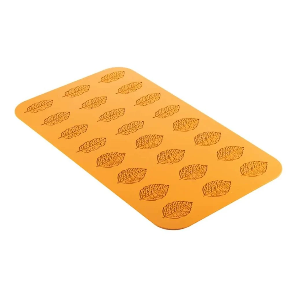 Stampo Silicone N° 24 Decori Foglie Foresta 66x30 h 1mm