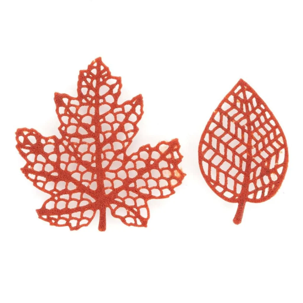 Stampo Silicone N° 21 Decori Foglie Bosco 71x69 h 1,5 mm