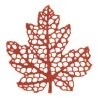 Stampo Silicone N° 21 Decori Foglie Bosco 71x69 h 1,5 mm