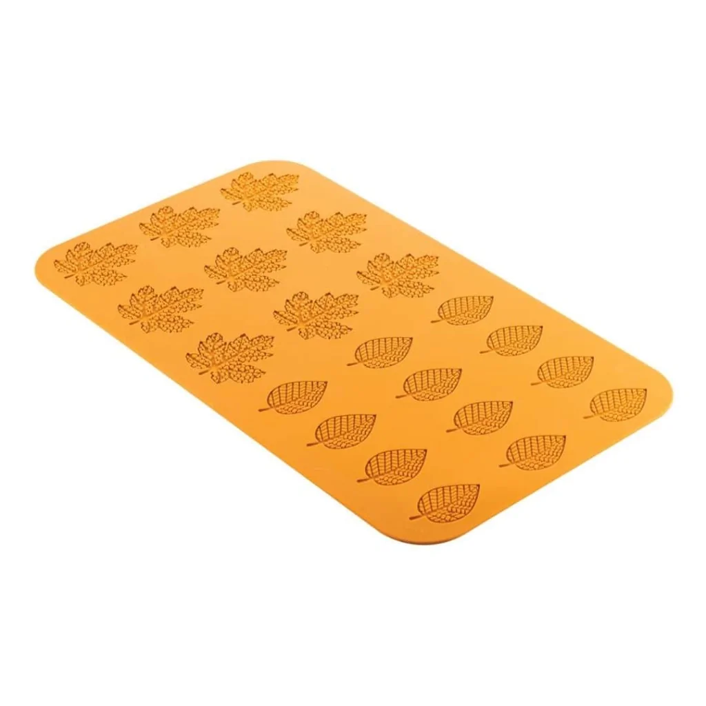 Stampo Silicone N° 21 Decori Foglie Bosco 71x69 h 1,5 mm