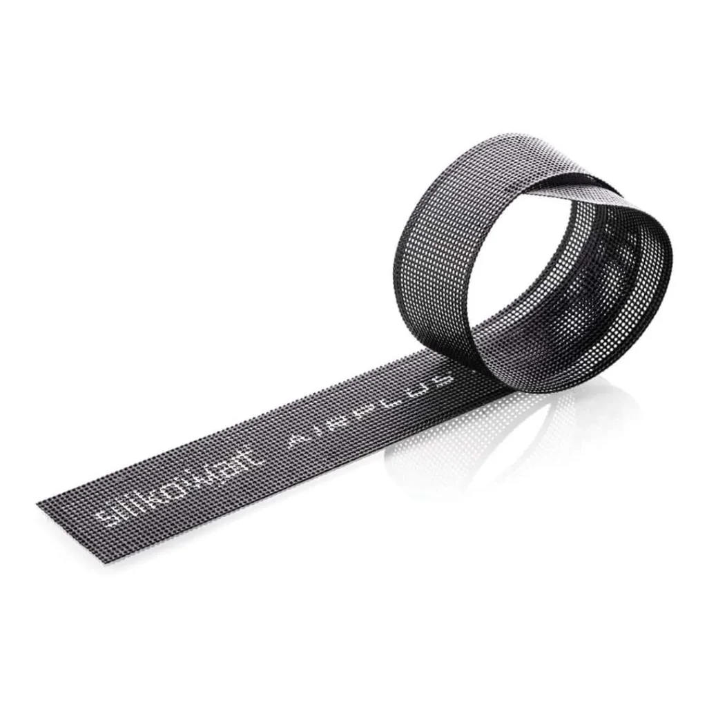 Set 5 Fasce Microforate Airplus Strip Nero ø 180 - 200 mm