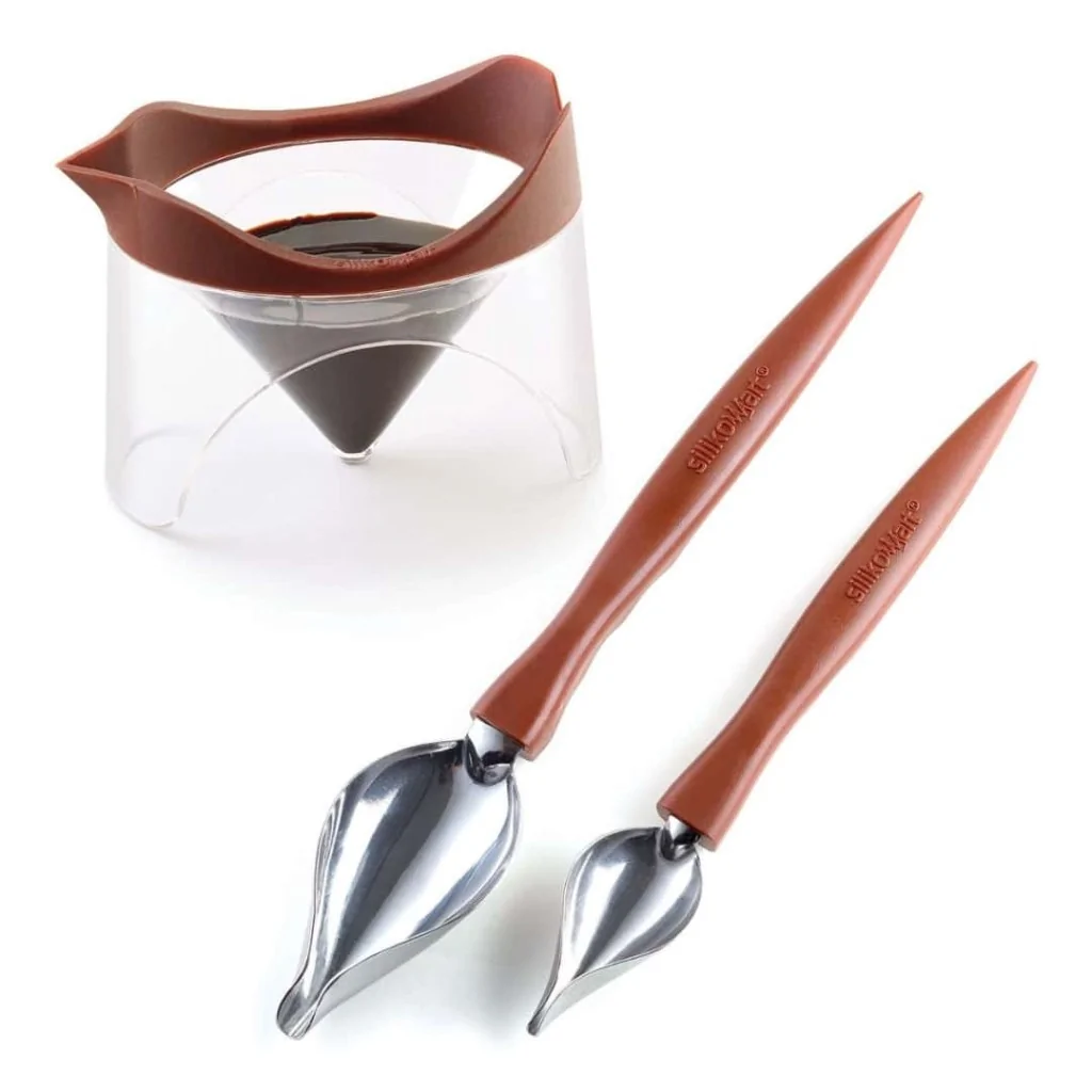 Set 2 Cucchiai Decorativi con Ciotola SILIKOMART